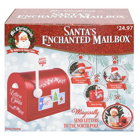 Whimsical magic mailbox for santa